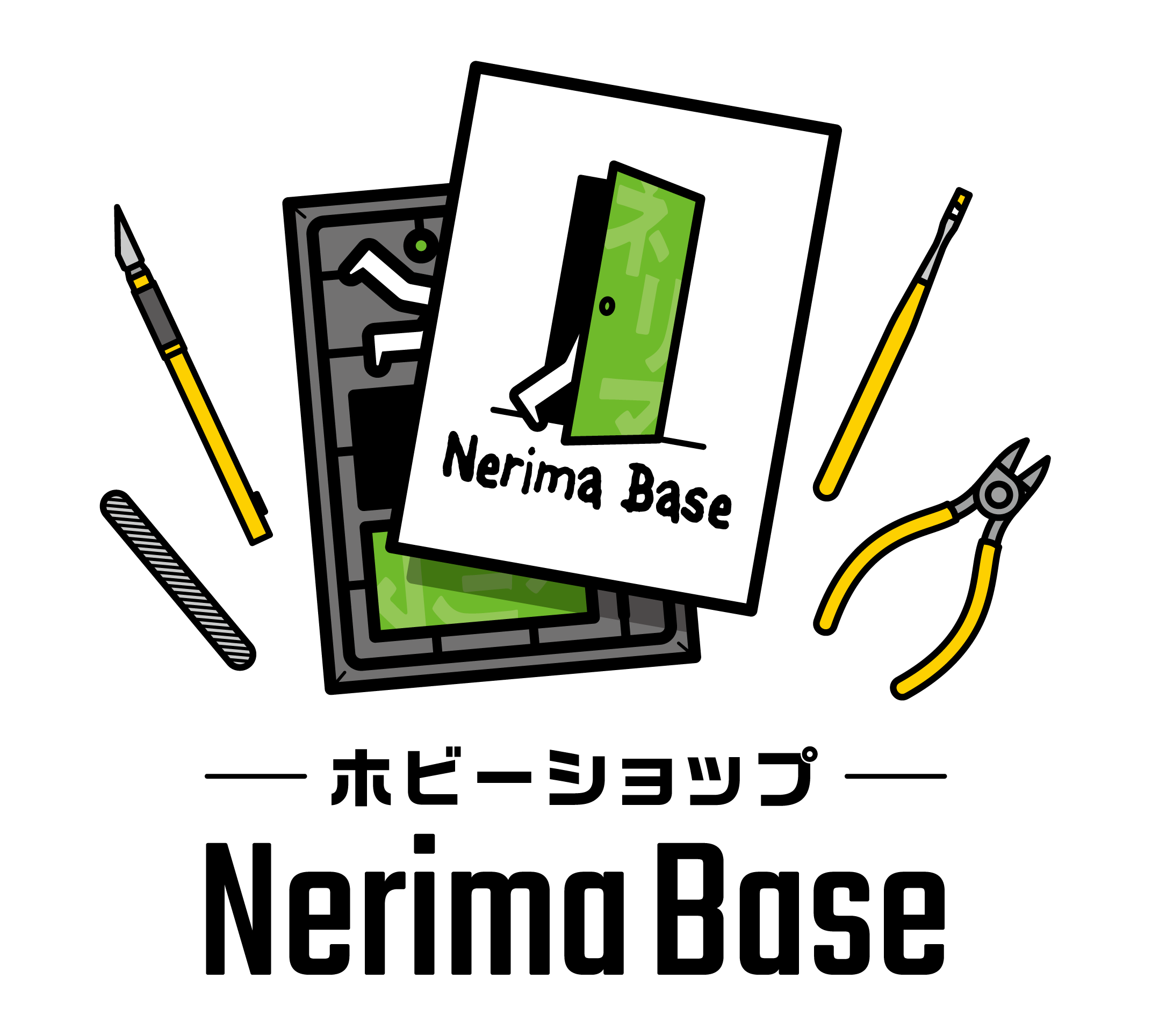 ホビーショップ Nerima Base - ネリマベース メインロゴ